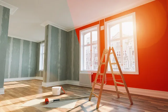 peinture orange